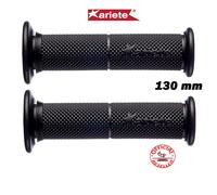 COPPIA MANOPOLE FORATE ARIETE MOTO SCOOTER NERE 130 MM 22/25 02613-N