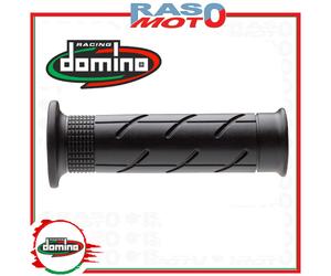 Coppia Manopole Honda Style Domino Aperta Nere