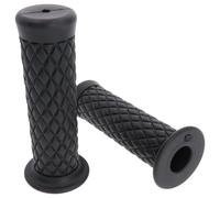Coppia Manopole In Gomma 22/25mm Nero 7/8" per Manubrio 124mm Moto Roller