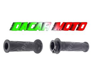 COPPIA MANOPOLE IN GOMMA DESTRA E SINISTRA COMANDO GAS TNT MOTOR XCO 125 E5