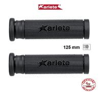COPPIA MANOPOLE IN GOMMA QUAD ATV 125 MM Ø 22/22 NERE UNIVERSALI ARIETE 02620