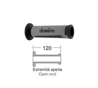Domino Coppia di manopole A350 Argento/Antracite Turismo Universali