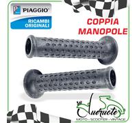 COPPIA MANOPOLE MANUBRIO NERE DOMINO PER MOTO E SCOOTER APRILIA GILERA PIAGGIO