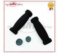 Coppia manopole manubrio spugna 22 24mm Malaguti FIFTY BSF Black Special 80 AR17