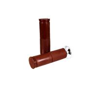 COPPIA MANOPOLE MARRONE OLD STYLE CLASSIC PIAGGIO VESPA PX