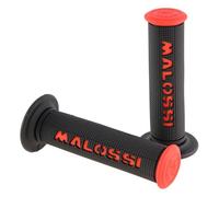 COPPIA MANOPOLE MHR BLACK RED 6914060.R0 MALOSSI Ø 22-25 CHIUSE MOTO E SCOOTER
