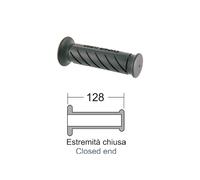 COPPIA MANOPOLE NERE SUPER GRIP IN GOMMA