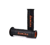 MANOPOLE DOMINO A250 MOTO SCOOTER STRADALI Nero Arancione ON ROAD RACING Forate