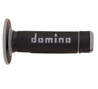 COPPIA MANOPOLE NERO GRIGIO D.22-24MM L.118MM CHIUSE A02041C7170A7-1