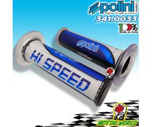 COPPIA MANOPOLE POLINI HI SPEED 341.0033 HARRI'S RACING UNIVERSALI PER SCOOTER