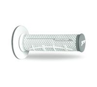 COPPIA MANOPOLE PRO GRIP GRIGIO BIANCO CROSS ENDURO MOTARD