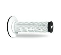 COPPIA MANOPOLE PRO GRIP NERO BIANCO CROSS ENDURO MOTARD