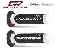 COPPIA MANOPOLE PROGRIP 732-137 VESPA GRIPS BIANCO/NERO Ø 22/22 UNIVERSALE VESPA