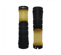 Coppia Manopole Proxim X-Shred Silicone Polimeri Grigio Naturale Ergonomiche Ammortizzanti Off Road