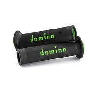 MANOPOLE DOMINO A010 MOTO SCOOTER STRADALI Nero Verde ON ROAD RACING Forate