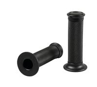 COPPIA MANOPOLE SOFT GRIP IN GOMMA PER MOTO MOTORE 12CM Ø 22 +25 MM NERE QUAD