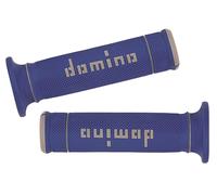 Coppia Manopole Trial Blu/Bianco Domino