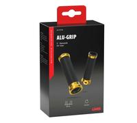 COPPIA MANOPOLE UNIVERSALE MOTO CON INSERTI IN METALLO COLORE ORO