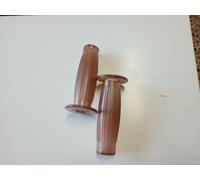 COPPIA MANOPOLE VINTAGE PER MOTO D'EPOCA - LUNGHEZZA 125 MM -DIAMETRO 22-24 MM