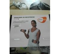 COPPIA MANUBRI PESI AEROBICA IN NEOPRENE 2 x 4 KG