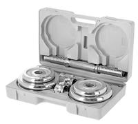 Coppia manubrio cromato set con valigetta da 20 kg