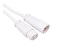 Coppia Maschio+Femmina Connettori DC Con Bloccaggio 3 Poli IP60 Bianco
