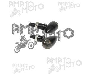 COPPIA MICRO FRECCE LED MOTO CLASSIC CUSTOM INDICATORI DIREZION LAMPA 90482 DROP