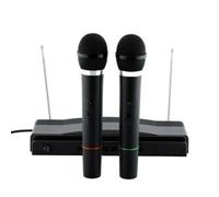 Coppia Microfoni Wireless Senza Fili 10 MT Karaoke e Musica Festa Suono Canto
