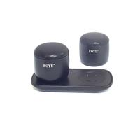 Coppia mini casse speaker altoparlante 3w bluetooth v5.0 wireless vivavoce foyu