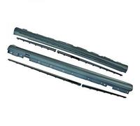 Coppia minigonne TUNING ClasseS W222 13-17 look AMG S65 lunga fin nera