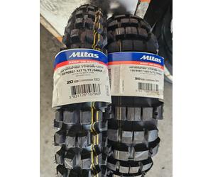 COPPIA MITAS 90/90-21 54T DAKAR e 130/80-17 65R DAKAR M+S ENDURO TRAIL XT+