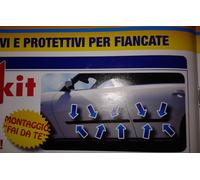 COPPIA MODANATURA UNIVERSALE FIANCATA PORTA POSTERIORE For TOYOTA RAV4 5p 2006