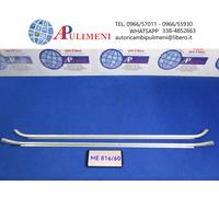 COPPIA MODANATURE BATTITACCO ALLUMINIO PORTA FIAT 600 1° S. CONTROVENTO (91 cm)