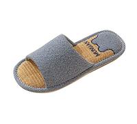 Coppia Modelli Scarpe Antiscivolo Infradito Pantofole Indoor Camera Da Letto Quattro Pantofole Per Uomo per Indoor & Outdoor Vacanze Estate Vocazione, Marina Militare, 42.5 EU