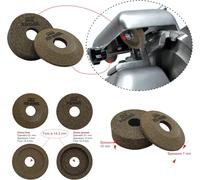 COPPIA MOLE SMERIGLI FINE + GROSSA AFFETTATRICE DIAM 51 ALT15 E ALT7 MM FORO 14,
