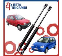 Coppia Molle A Gas Cofano Post. Per Fiat Cinquecento /Seicento Dal 92 Al 99