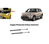 COPPIA Molle a Gas Pistoncini Portellone Cofano Anteriore per Fiat 500L dal 2012