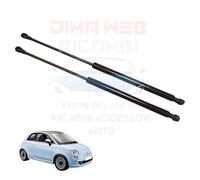 COPPIA MOLLE A GAS PISTONI PER BAULE COFANO PORTELLONE POSTERIORE FIAT 500 312