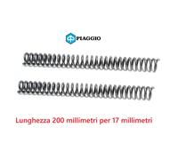 Coppia molle forcella anteriore forcina 200 x 17 mm originali Piaggio Bravo 50