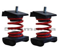 COPPIA MOLLE RINFORZA BALESTRA FIAT 500 F/L/R e FIAT 126