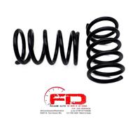 COPPIA MOLLE TIPO ORIGINALI FIAT 500D/F/L/R COLORE NERO ALTEZZA STANDARD 22cm
