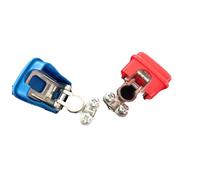 COPPIA MORSETTI BATTERIA EASY CLICK BLU - E ROSSO + PER AUTO TRATTORI AUTOCARRI