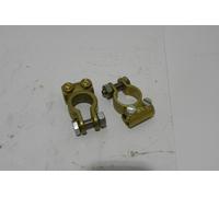 COPPIA MORSETTI BATTERIE PER AUTO EPOCA IN OTTONE