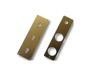 COPPIA MOSTRINE INTERN ESTERNA PER SERRATURA MOTTURA FERBONA BRONZO 95443 - Fer