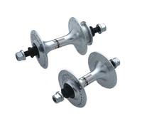 coppia mozzi fixed pista primato pista 32 fori flangia larga silver 1000A0000232