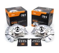 Coppia Mozzi Fuselli Ruota Completa Anteriore Destro+Sinistro GH-281560H/V