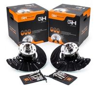 Coppia Mozzi Fuselli Ruota Completa Anteriore Destro+Sinistro GH-281594H/V