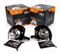 Coppia Mozzi Fuselli Ruota Completa Anteriore Destro+Sinistro GH-282206H/V
