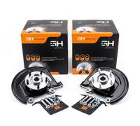 Coppia Mozzi Fuselli Ruota Completa Anteriore Destro+Sinistro GH-282294H/V