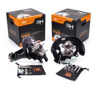 Coppia Mozzi Fuselli Ruota Completa Anteriore Destro+Sinistro GH-282295H/V